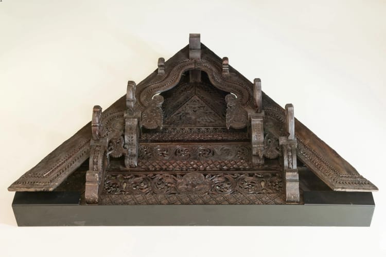 Gable from a House Kerala 19 th century (1)