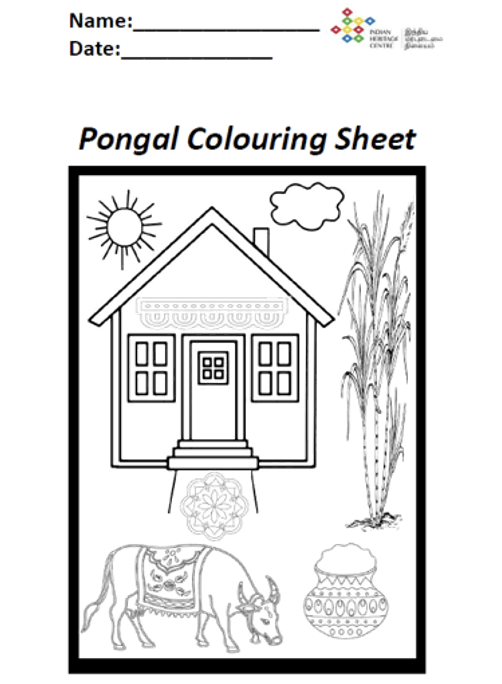 Pongal Colouring